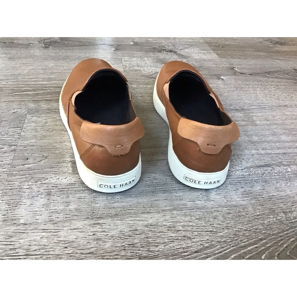 Cole Haan C33796 Mens Size 9.5 M Nantucket 2.0 Slip on Casual Shoes British Tan